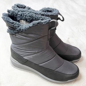 Merrell Snowcreek Sport Mid‎ Zip Polar Waterproof Boots Charcoal NWOT Size 10